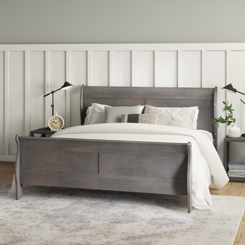 Laurel Foundry Modern Farmhouse Guffey King Sleigh Bed Wayfair.ca
